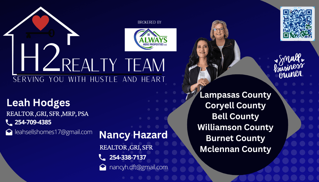 Contact Us | H2 Realty Team | Always Here Properties | Belton Texas ...