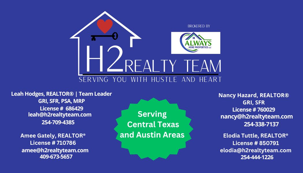 H2 Realty Team Belton, Texas Real Estate